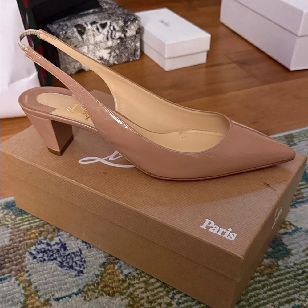 Christian Louboutin Nude Heels - Picture 5 of 15
